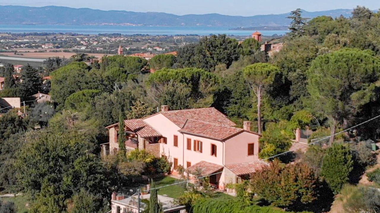 Tartagli Luxury Villa With Pool - A Fontanaro Property Paciano Bagian luar foto